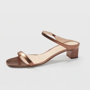 Club Monaco Marnee Leather Sandal - Copper Size 7.5